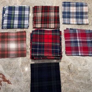 40 Precut 5" Quilt Squares Assorted Fabric Charm Pack Flannel